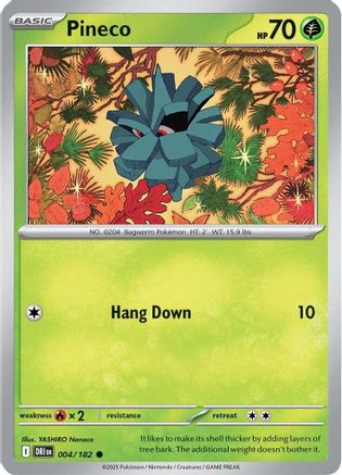 Pineco 004/182 SV10 Destined Rivals - Common