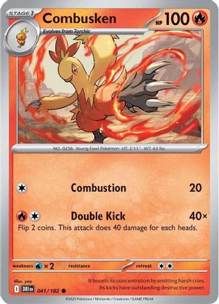 Combusken 041/182 SV10 Destined Rivals - Common