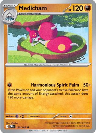 Medicham 100/182 SV10 Destined Rivals - Uncommon
