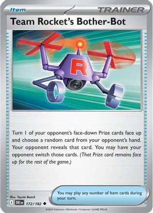 Team Rocket's Bother-Bot 172/182 SV10 Destined Rivals - Uncommon