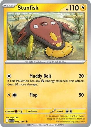 Stunfisk 035/086 SV White Flare - Uncommon