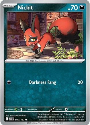 Nickit 089/132 ME01 Mega Evolution - Common