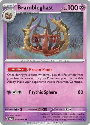 Brambleghast 047/094 ME02 Phantasmal Flames - Uncommon