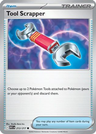 Tool Scrapper 212 - Reverse Holofoil ME Ascended Heroes - Common