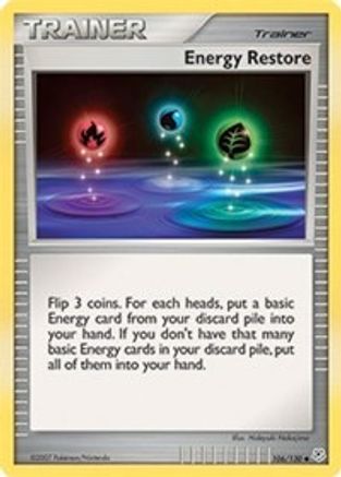 Energy Restore - Reverse Holofoil Diamond and Pearl - Uncommon