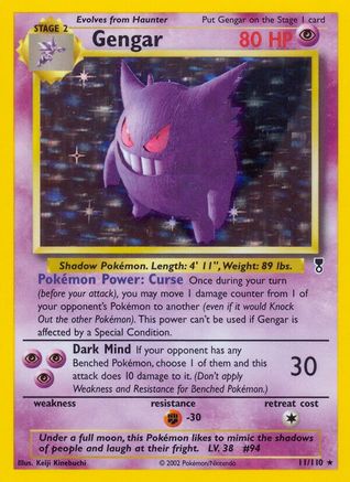 Gengar - Reverse Holofoil Legendary Collection - Holo Rare