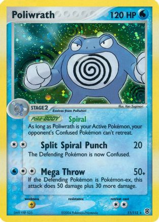 Poliwrath - Reverse Holofoil FireRed & LeafGreen - Holo Rare