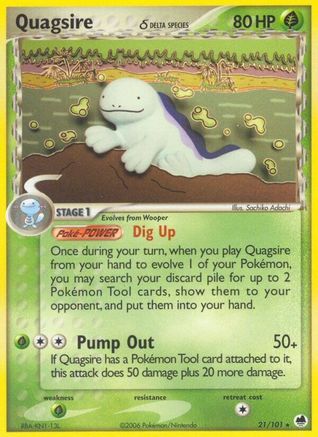 Quagsire (Delta Species) 021 Dragon Frontiers - Rare