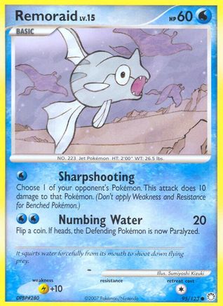 Remoraid - Reverse Holofoil Mysterious Treasures - Common