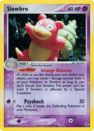 Slowbro - Reverse Holofoil FireRed & LeafGreen - Holo Rare