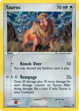 Tauros FireRed & LeafGreen - Holo Rare