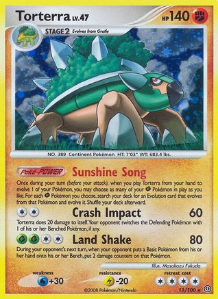 Torterra - Holofoil Stormfront - Holo Rare