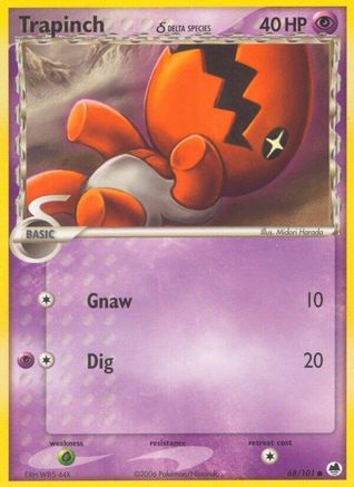 Trapinch (Delta Species) 068/101 Dragon Frontiers - Common