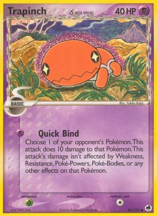 Trapinch (Delta Species) 069/101 Dragon Frontiers - Common