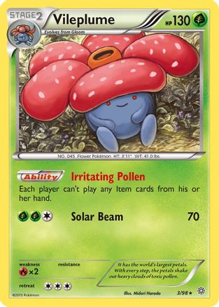 Vileplume (003/98) [XY  Ancient Origins] Normal - Rare