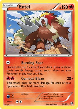 Entei (014/98) [XY  Ancient Origins] Normal - Rare