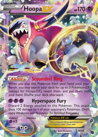 Hoopa EX (036/98) [XY  Ancient Origins] Holofoil - Ultra Rare