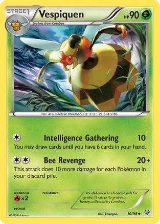 Vespiquen (010/98) [XY  Ancient Origins] Normal - Uncommon