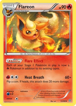 Flareon (013/98) [XY  Ancient Origins] Normal - Uncommon