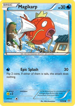 Magikarp 019  - Reverse Holofoil XY  Ancient Origins - Common