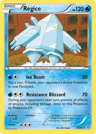 Regice (024/98) [XY  Ancient Origins] Normal - Rare