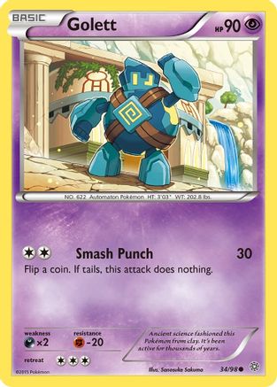 Golett (034/98) [XY  Ancient Origins] Normal - Common
