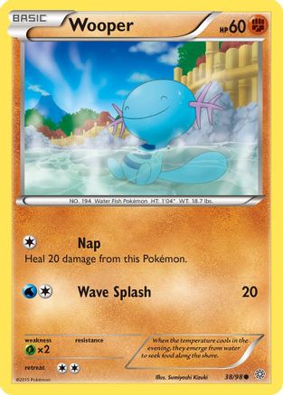 Wooper (038/98) [XY  Ancient Origins] Normal - Common