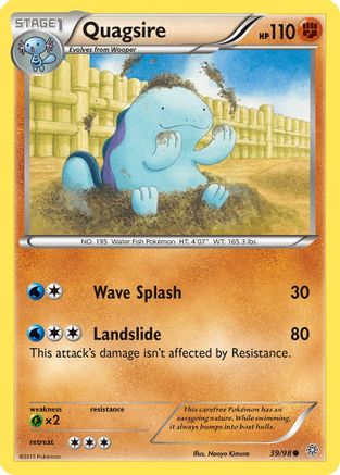 Quagsire (039/98) [XY  Ancient Origins] Normal - Common