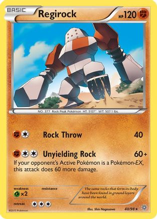 Regirock (040/98) [XY  Ancient Origins] Normal - Rare