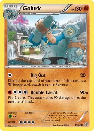 Golurk (041/98) [XY  Ancient Origins] Normal - Common