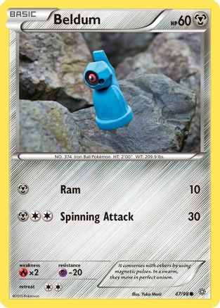 Beldum (047/98) [XY  Ancient Origins] Reverse Holofoil - Common