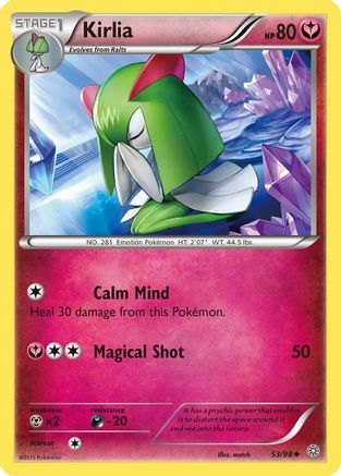 Kirlia (053/98) [XY  Ancient Origins] Reverse Holofoil - Uncommon