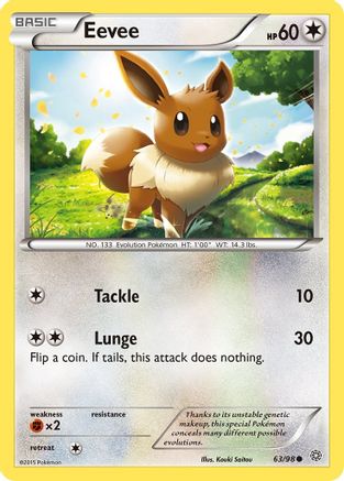 Eevee (063/98) [XY  Ancient Origins] Normal - Common