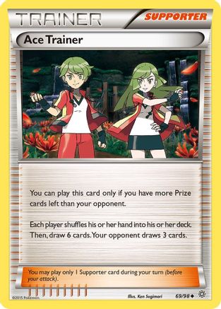 Ace Trainer (069/98) [XY  Ancient Origins] Reverse Holofoil - Uncommon