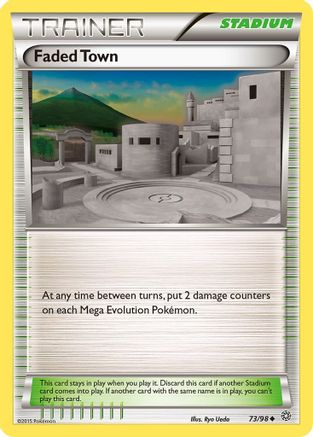 Faded Town (073/98) [XY  Ancient Origins] Reverse Holofoil - Uncommon