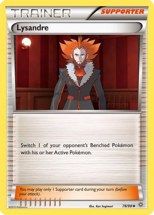 Lysandre 078  XY  Ancient Origins - Uncommon