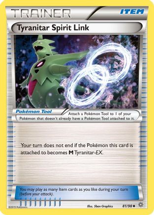 Tyranitar Spirit Link (081/98) [XY  Ancient Origins] Normal - Uncommon