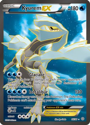 Kyurem EX (86 Full Art) (86/98) [XY  Ancient Origins] Holofoil - Ultra Rare