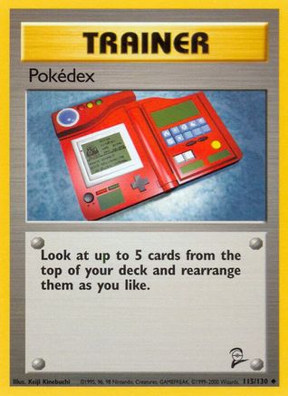Pokedex (115/130) [Base Set 2] Normal - Uncommon
