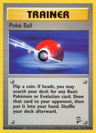 Poke Ball (121/130) [Base Set 2] Normal - Common