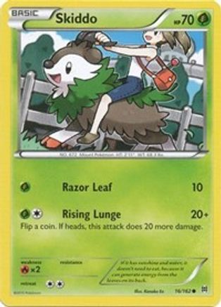 Skiddo (016/162) [XY  BREAKthrough] Normal - Common