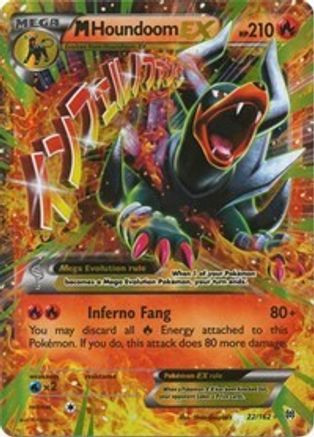 M Houndoom EX 022  - Holofoil XY  BREAKthrough - Ultra Rare
