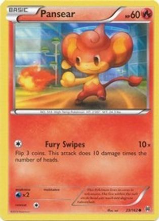 Pansear 023  - Reverse Holofoil XY  BREAKthrough - Common