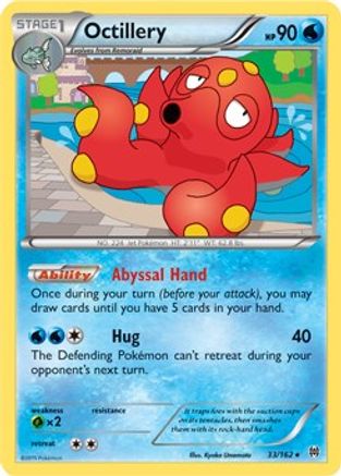 Octillery 033  - Reverse Holofoil XY  BREAKthrough - Holo Rare