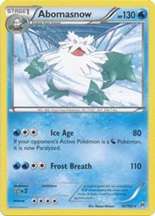 Abomasnow (040/162) [XY  BREAKthrough] Normal - Rare