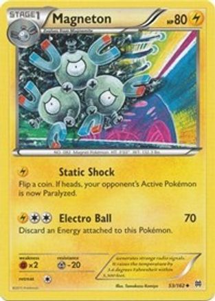 Magneton 053  - Reverse Holofoil XY  BREAKthrough - Uncommon