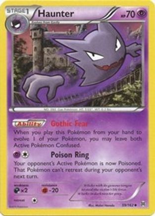 Haunter (059/162) [XY  BREAKthrough] Normal - Uncommon
