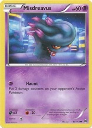 Misdreavus (065/162) [XY  BREAKthrough] Normal - Common