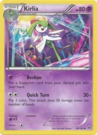Kirlia (069/162) [XY  BREAKthrough] Reverse Holofoil - Uncommon