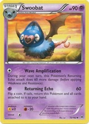 Swoobat (072/162) [XY  BREAKthrough] Normal - Uncommon